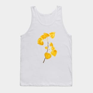 bright yellow birch leaves branch Tank Top